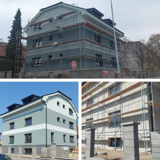 Co říkáte na rekonstrukci rodinného domu v Praze Sadské ulici? 🏠
👉🏻 Použitý materiál: Fasádní silikon-silikátová škrábaná omítka
✅ omítka s mikrovlákny pro dlouhodobou odolnost
✅ zvýšená paropropustnost 
✅ možno barevně tónovat

#meffert #meffertcr #barvy #fasady #interier #omitka #stavba #malba